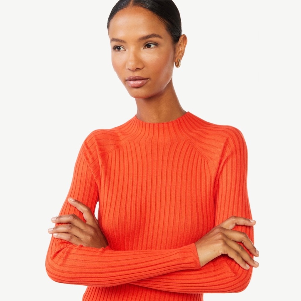 🆕 Slim Fit Flat Rib Low Turtleneck Sweater (Sizes L & XL Available!)